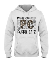 PURPLE CAT Hooded Sweatshirt tile