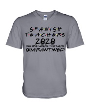 SPANISH TEACHERS V-Neck T-Shirt thumbnail
