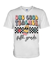 5TH GRADE V-Neck T-Shirt tile