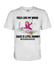 COUNSELOR LIFE V-Neck T-Shirt tile
