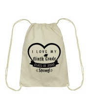 I LOVE MY 9TH GRADE Drawstring Bag tile