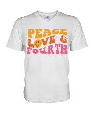 4TH GRADE V-Neck T-Shirt tile