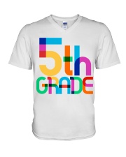 5TH GRADE V-Neck T-Shirt tile
