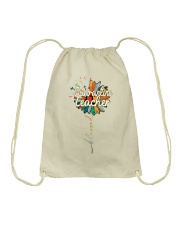 QUARANTINE TEACHER Drawstring Bag tile