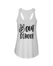 PEACE OUT SCHOOL Ladies Flowy Tank tile