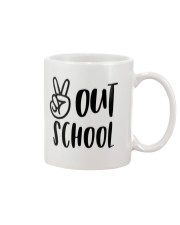 PEACE OUT SCHOOL Mug tile