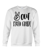 PEACE OUT 6TH GRADE Crewneck Sweatshirt tile