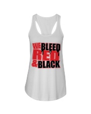RED - BLACK Ladies Flowy Tank tile