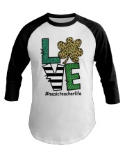MUSIC LIFE LUCK Baseball Tee thumbnail
