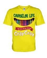 COUNSELOR LIFE V-Neck T-Shirt tile