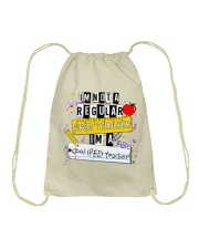 SPED TEACHER Drawstring Bag tile