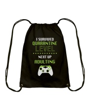 ADULTING LEVEL Drawstring Bag thumbnail