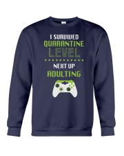 ADULTING LEVEL Crewneck Sweatshirt thumbnail