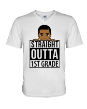 1ST GRADE BOY V-Neck T-Shirt tile