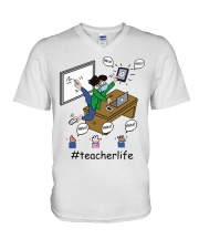 TEACHER LIFE V-Neck T-Shirt tile