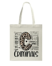 CRIMINAL Tote Bag tile
