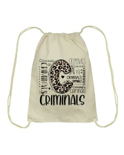 CRIMINAL Drawstring Bag tile
