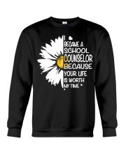 BECAME SCHOOL COUNSELOR Crewneck Sweatshirt thumbnail