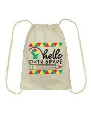 HELLO 6TH GRADE Drawstring Bag tile