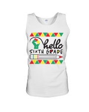 HELLO 6TH GRADE Unisex Tank tile