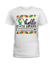 HELLO 6TH GRADE Ladies T-Shirt tile