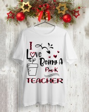 PRE-K TEACHER Classic T-Shirt lifestyle-holiday-crewneck-front-2