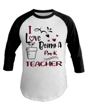 PRE-K TEACHER Baseball Tee thumbnail