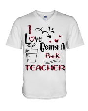 PRE-K TEACHER V-Neck T-Shirt thumbnail