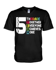 5TH GRADE V-Neck T-Shirt tile