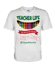 1ST GRADE V-Neck T-Shirt tile