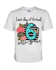 6TH GRADE V-Neck T-Shirt tile
