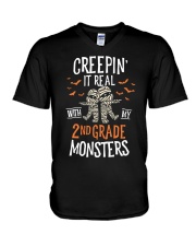 2ND GRADE V-Neck T-Shirt tile