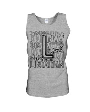 LIBRARIAN TEACHER DESIGN Unisex Tank thumbnail