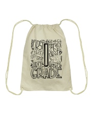 FIRST GRADE TYPO Drawstring Bag thumbnail