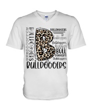 BULLDOGGER V-Neck T-Shirt tile