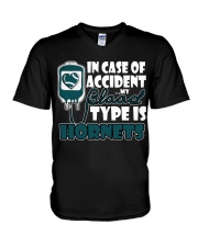 HORNETS V-Neck T-Shirt tile