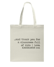 KINDERGARTEN Tote Bag tile
