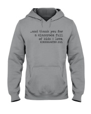 KINDERGARTEN Hooded Sweatshirt tile