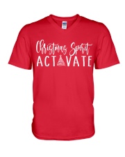 Christmas Spirit Activate V-Neck T-Shirt tile