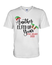 2ND GRADE 2021 V-Neck T-Shirt tile