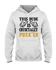 THIS DUDE IS OFFICIALLY PRE-KER Hooded Sweatshirt tile