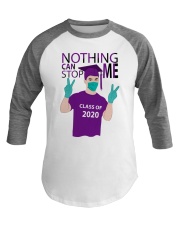 PURPLE - NOTHING CAN STOP ME Baseball Tee tile