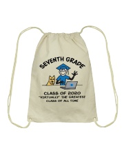 7TH GRADE CLASS OF 2020 Drawstring Bag tile