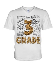 3rd Grade V-Neck T-Shirt tile
