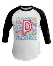 PRESCHOOL TYPOGRAPHIC Baseball Tee thumbnail