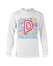PRESCHOOL TYPOGRAPHIC Long Sleeve Tee thumbnail
