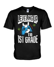 1ST GRADE V-Neck T-Shirt tile