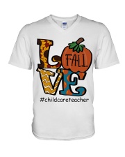 CHILDCARE V-Neck T-Shirt tile