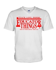 EDUCATOR V-Neck T-Shirt tile
