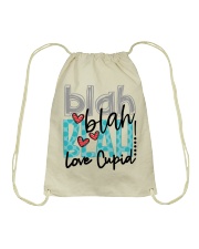 Blah Blah Blah Love Cupid Drawstring Bag tile
